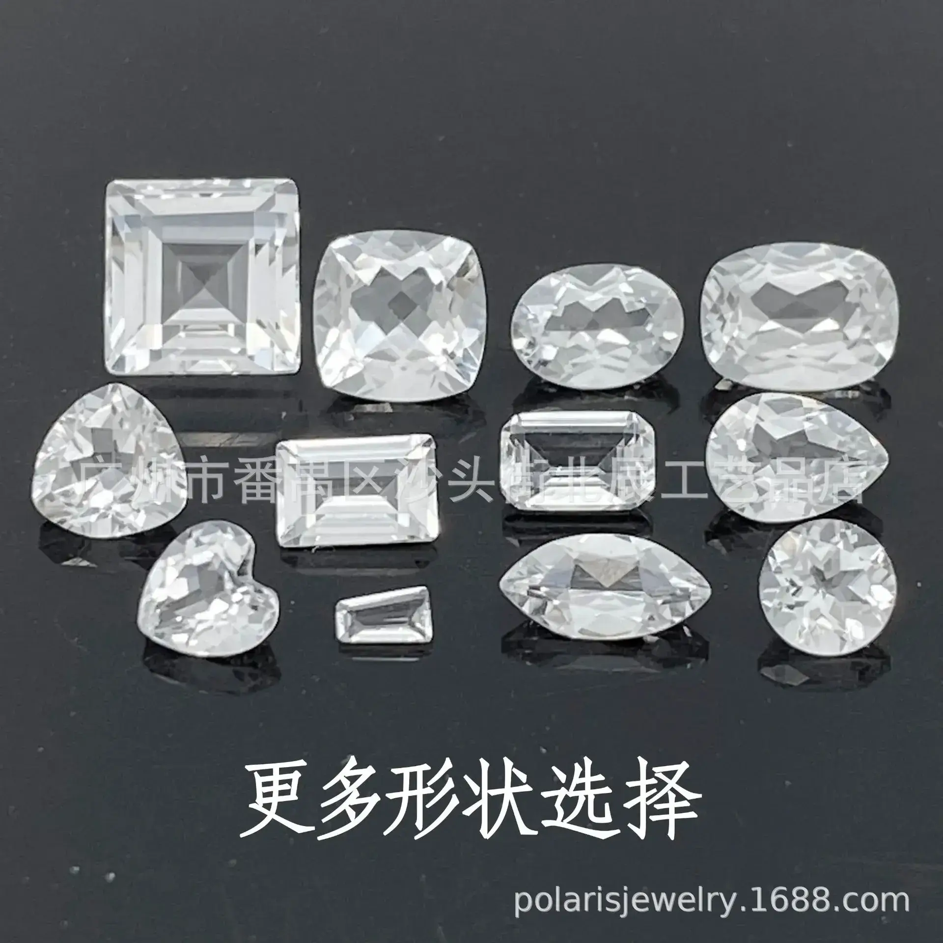 Natural White Topaz Pear Drop Shape 3x4mm Crystal - Image 6