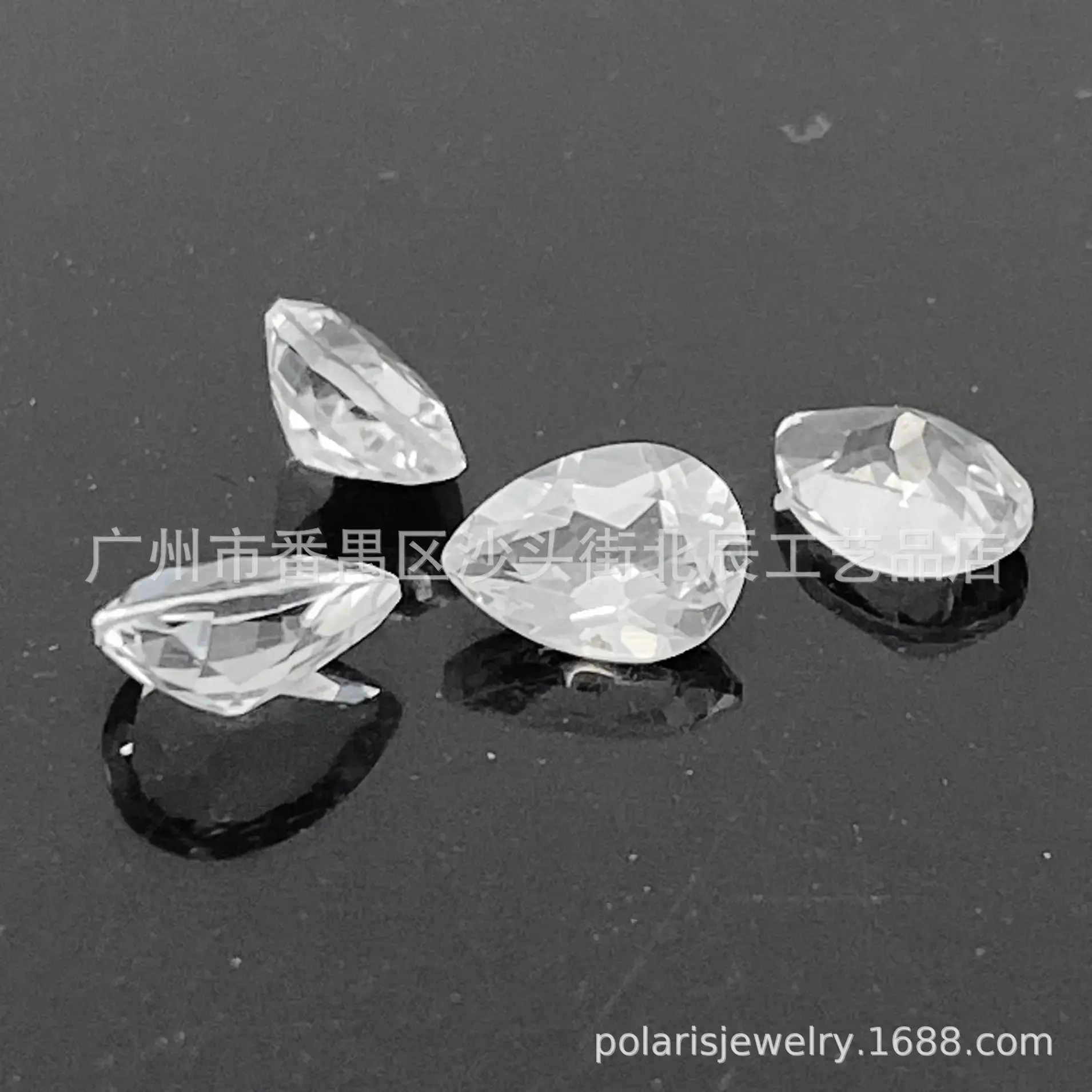Natural White Topaz Pear Drop Shape 3x4mm Crystal — feature 5