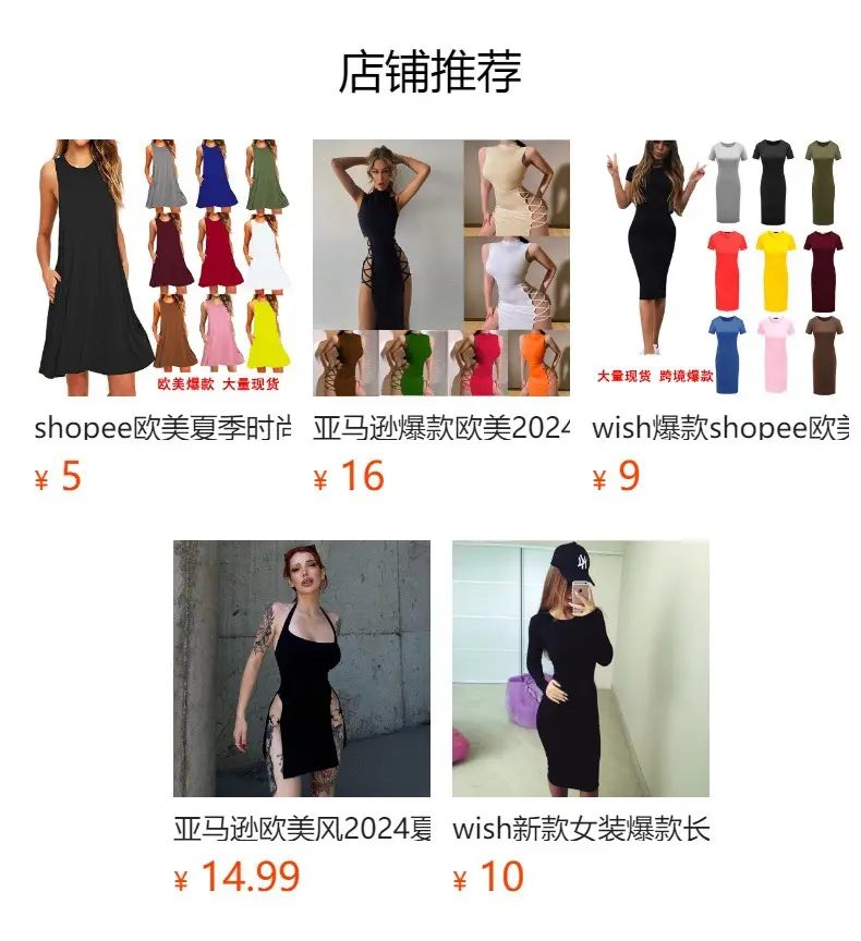 Black Short Sleeve Women's Dress Wish — feature 1