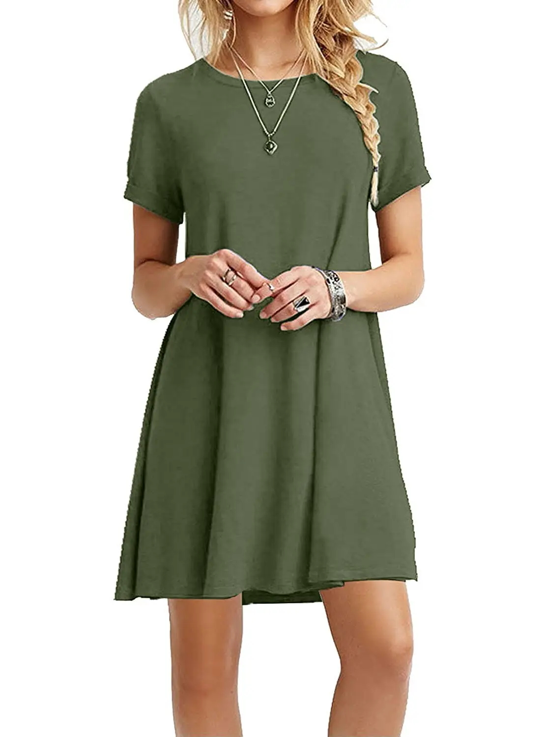 Black Short Sleeve Women's Dress Wish — feature 3