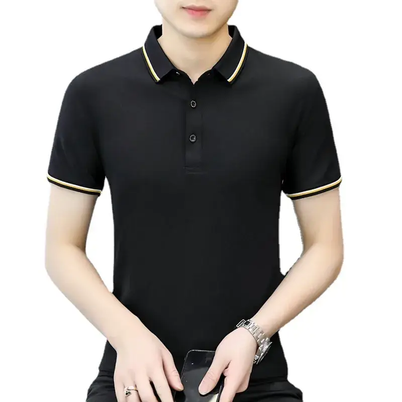Men's Beige Polo T-Shirt 2025 Casual Base Top - Image 19