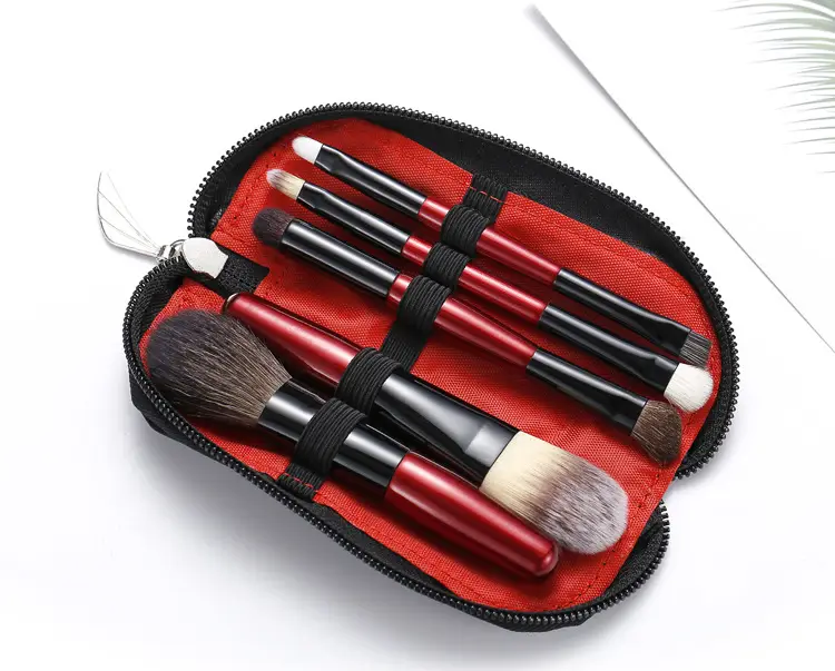 Mini Wool Makeup Brush Set for Beginners Portable β feature 2