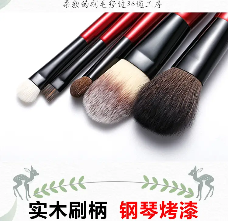 Mini Wool Makeup Brush Set for Beginners Portable β feature 8