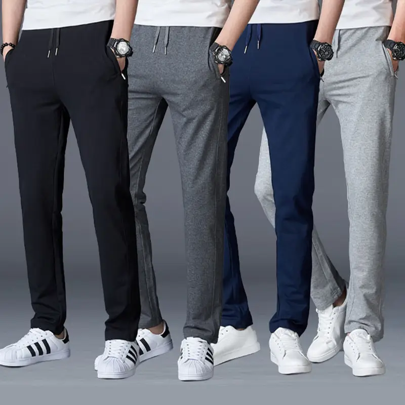 Men's Stretch Cotton Sweatpants 2024 Korean Style