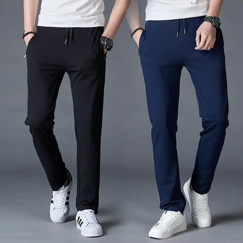 Men's Stretch Cotton Sweatpants 2024 Korean Style