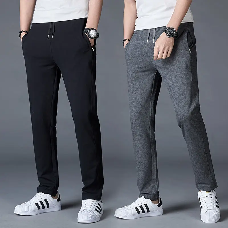 Men's Stretch Cotton Sweatpants 2024 Korean Style