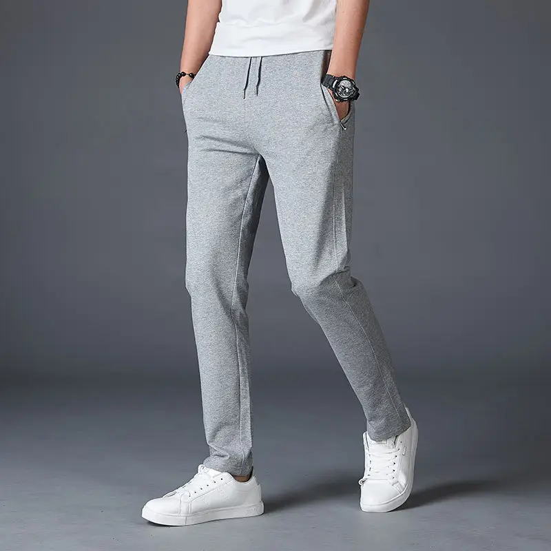 Men's Stretch Cotton Sweatpants 2024 Korean Style