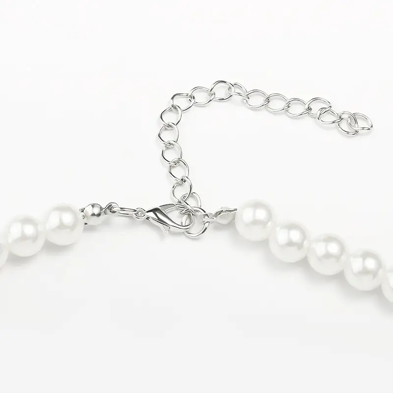 White Pearl Multi Layered Necklace with Earrings Set for Women — feature 13