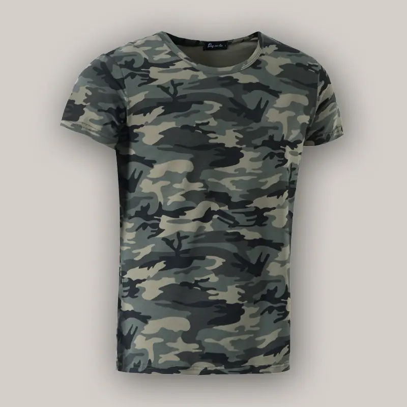 Men Camo T-Shirt 2025 Summer China Logo - Image 9