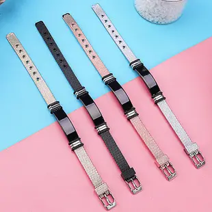 Black Titanium Steel Braided Leather Bracelet Set — feature 7