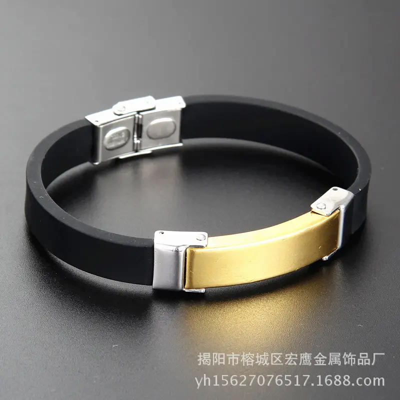 Black Titanium Steel Braided Leather Bracelet Set - Image 3