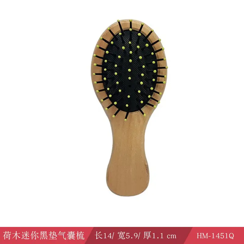 Wooden Hair Brush with Meridian Bristles 14.2x21cm - Image 6