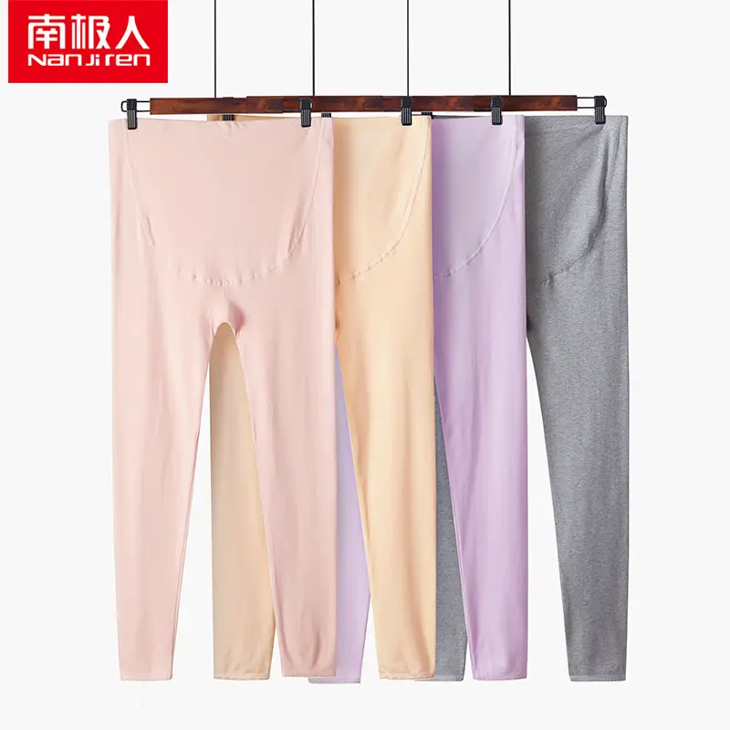 Pure Cotton Pregnant Women's White Pants - Image 10
