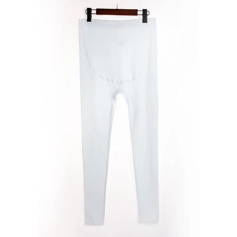 Pure Cotton Pregnant Women's White Pants - Image 13