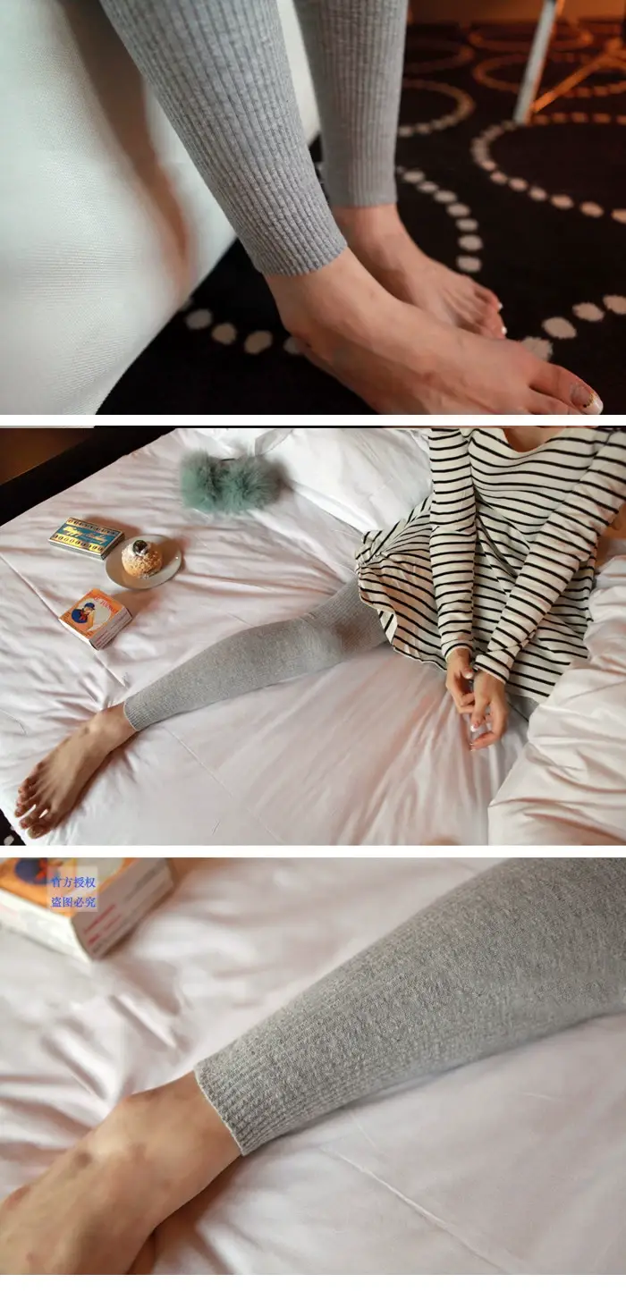 2017 Cotton Stripe Leggings Plus Size Thin Slim Fit — feature 12