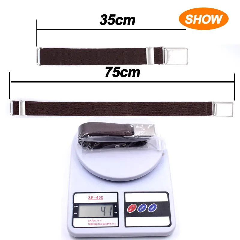 Adjustable Monochrome Elastic Belt for Kids - Image 39