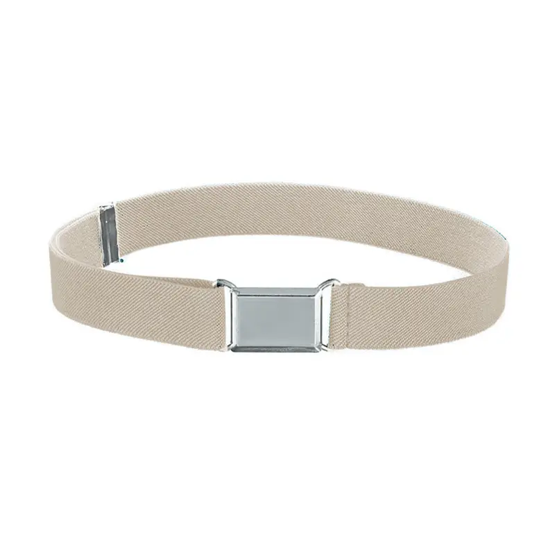 Adjustable Monochrome Elastic Belt for Kids - Image 11