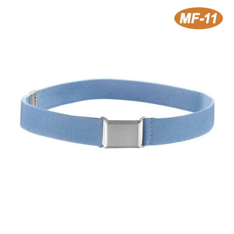 Adjustable Monochrome Elastic Belt for Kids - Image 15