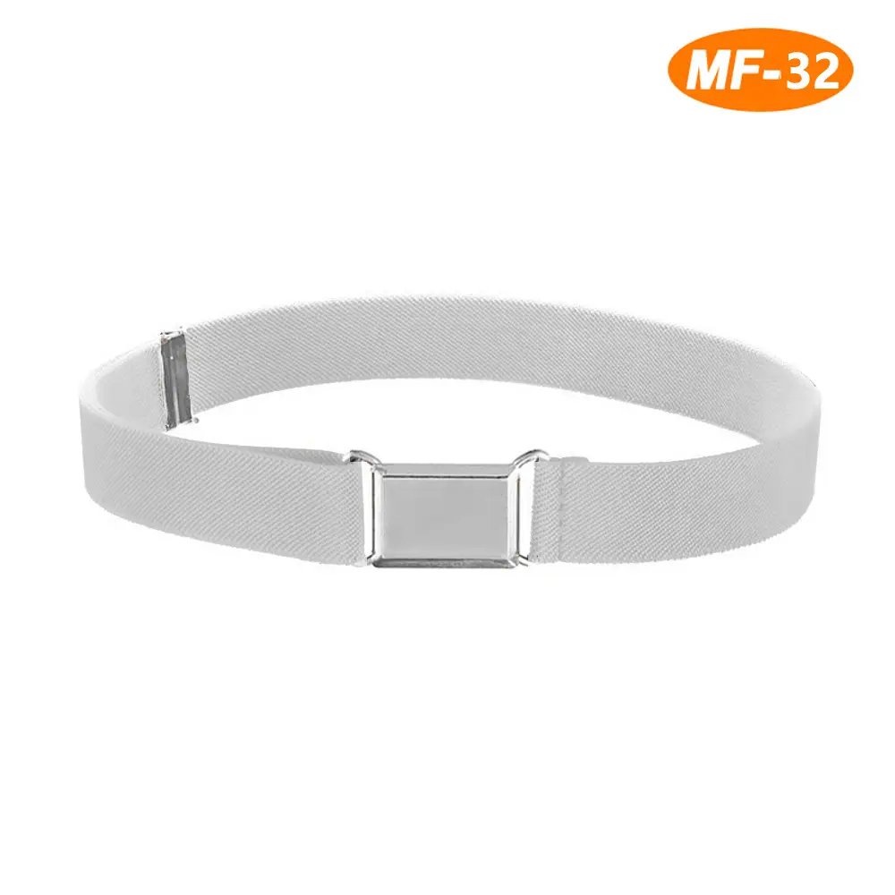 Adjustable Monochrome Elastic Belt for Kids - Image 19
