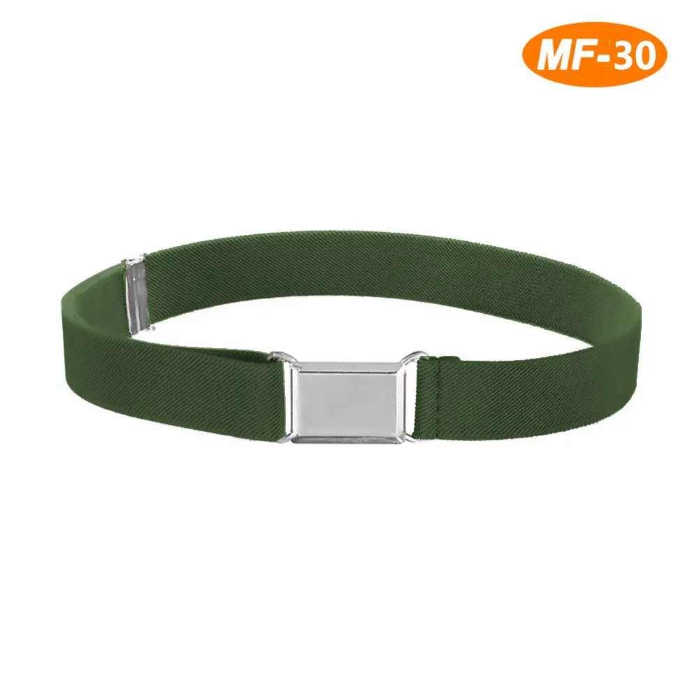 Adjustable Monochrome Elastic Belt for Kids - Image 21