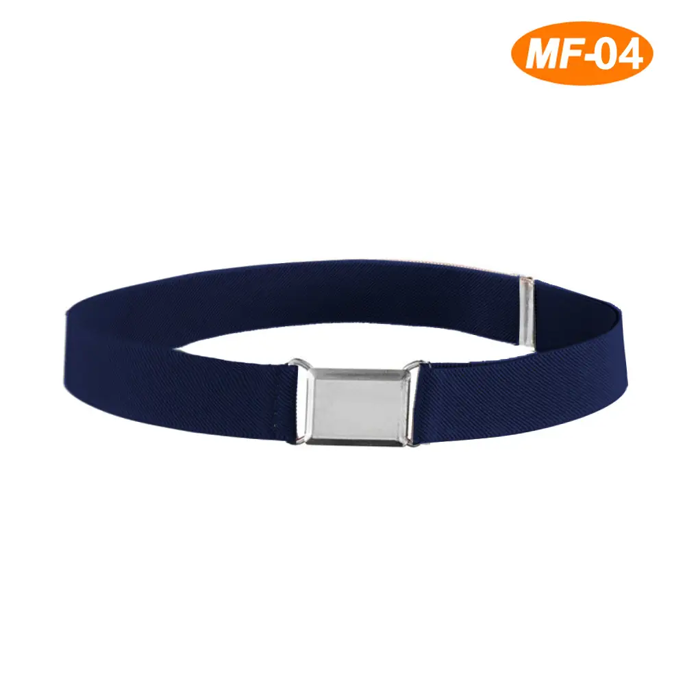 Adjustable Monochrome Elastic Belt for Kids - Image 3