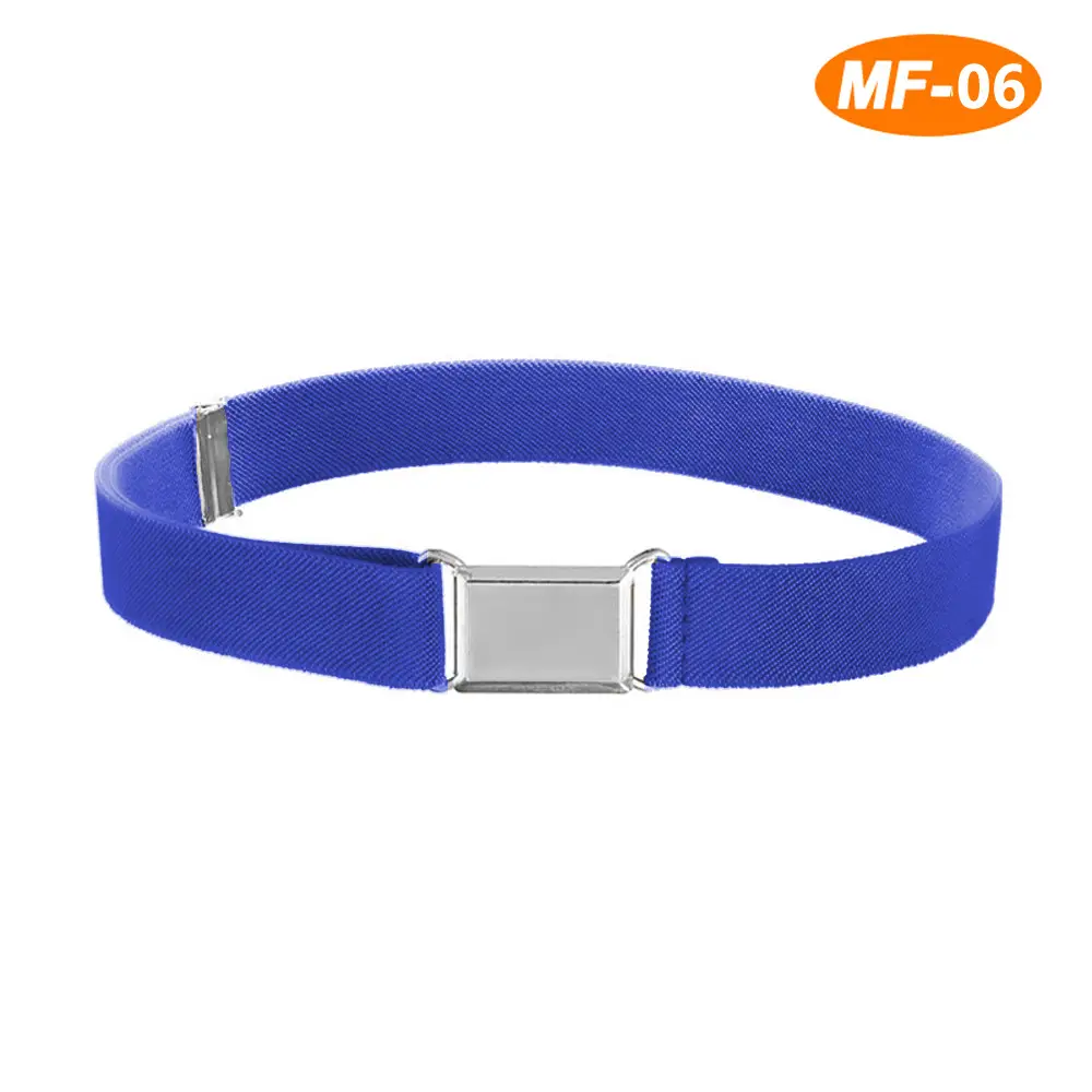 Adjustable Monochrome Elastic Belt for Kids - Image 5