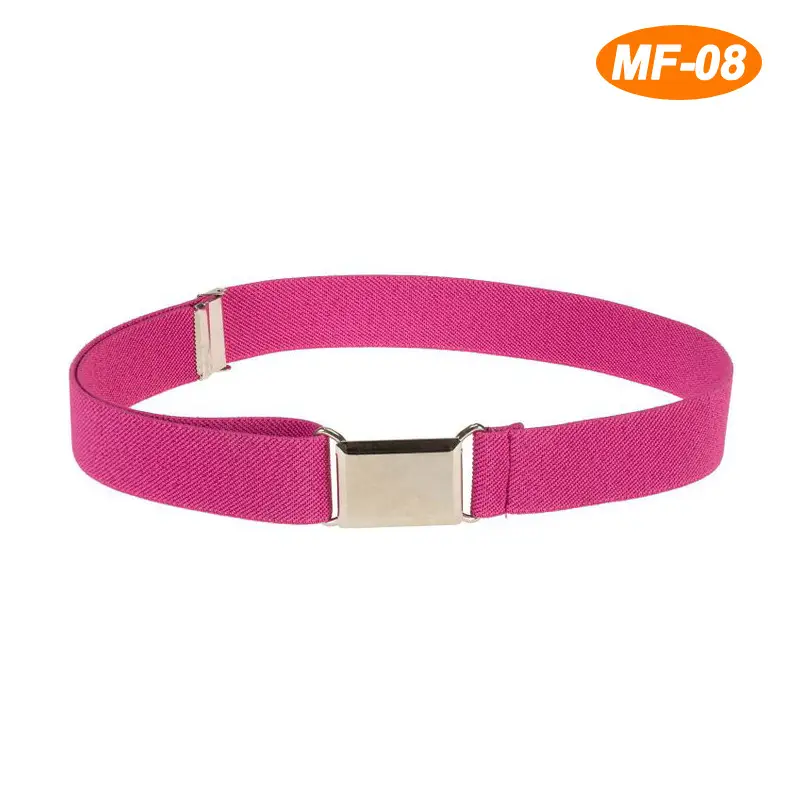 Adjustable Monochrome Elastic Belt for Kids - Image 7