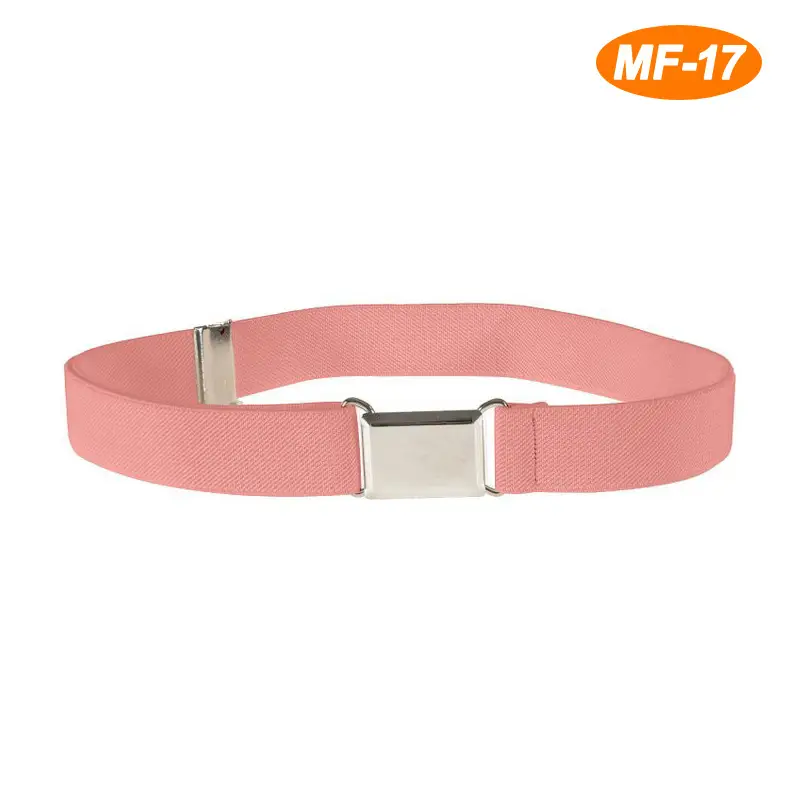 Adjustable Monochrome Elastic Belt for Kids - Image 8