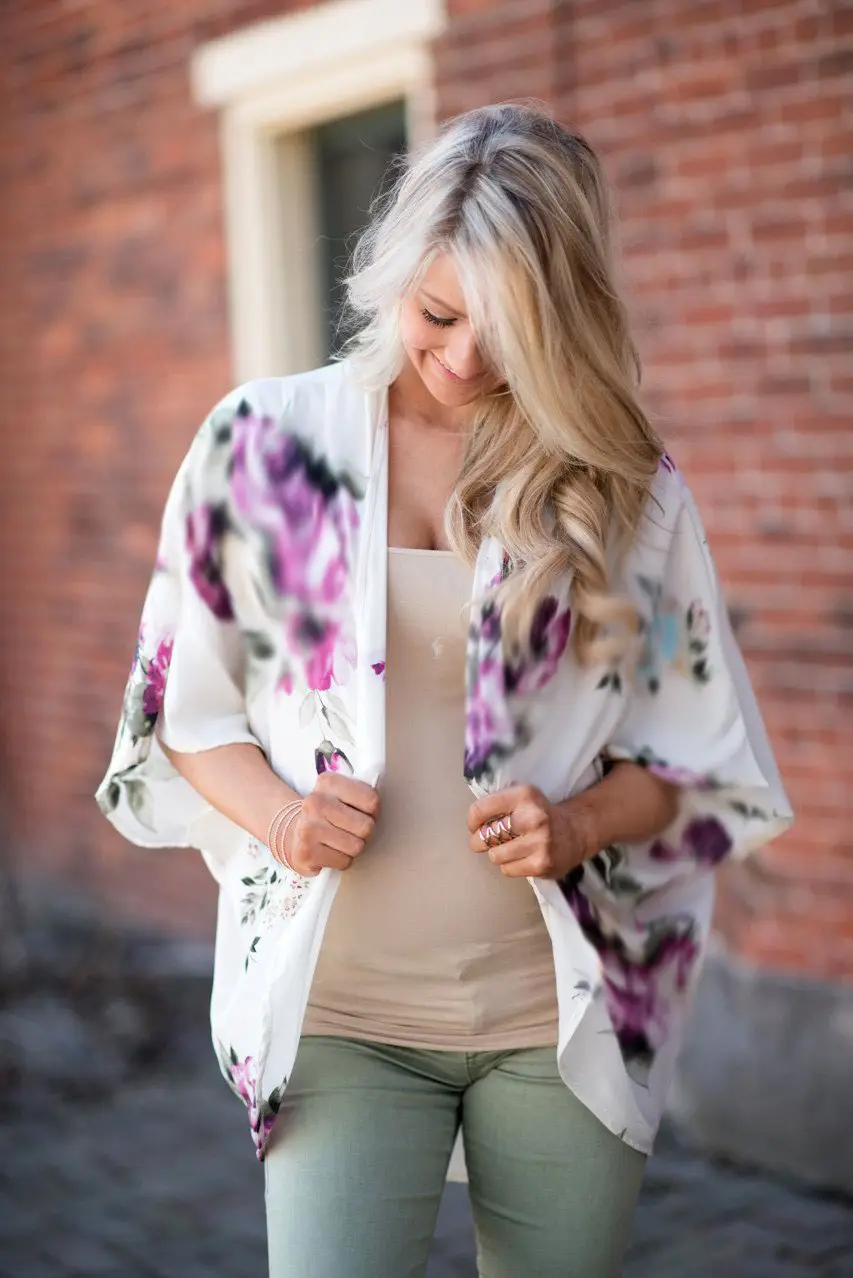 Digital Printed Floral Cardigan Sun Protection Clothing - Image 14