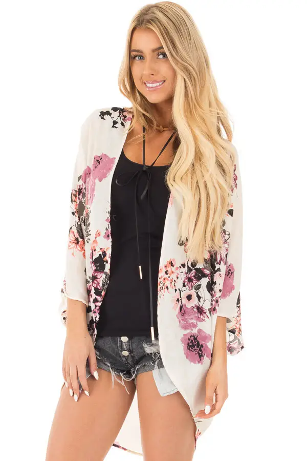 Digital Printed Floral Cardigan Sun Protection Clothing - Image 17