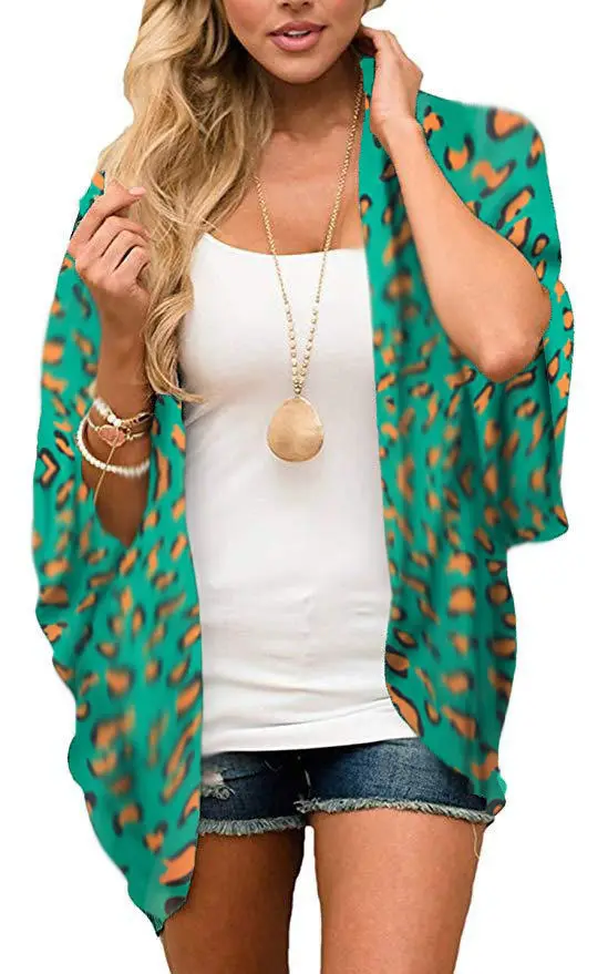 Digital Printed Floral Cardigan Sun Protection Clothing - Image 18