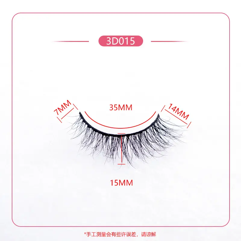 3D Mink False Eyelashes Natural Thick Soft