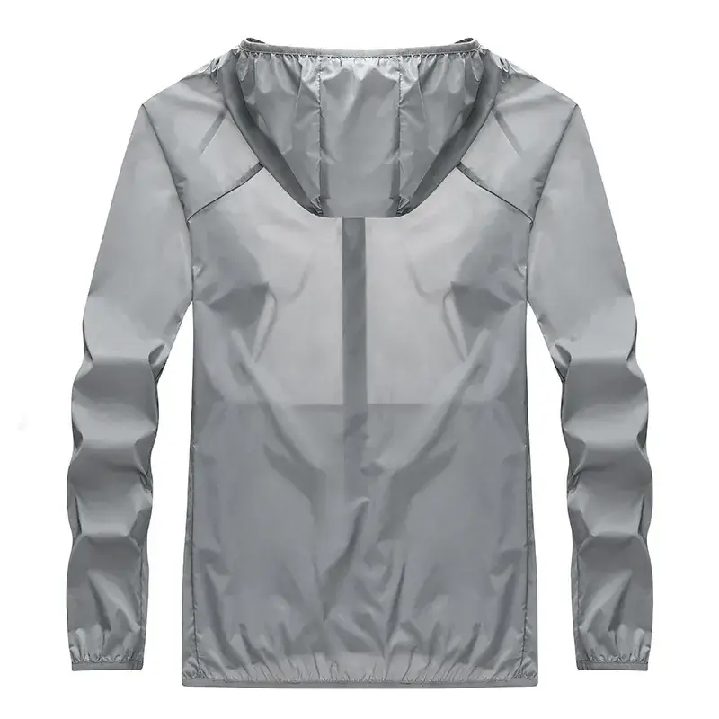 Spring Autumn Men's Pink Hooded Jacket Plus Size - Image 11