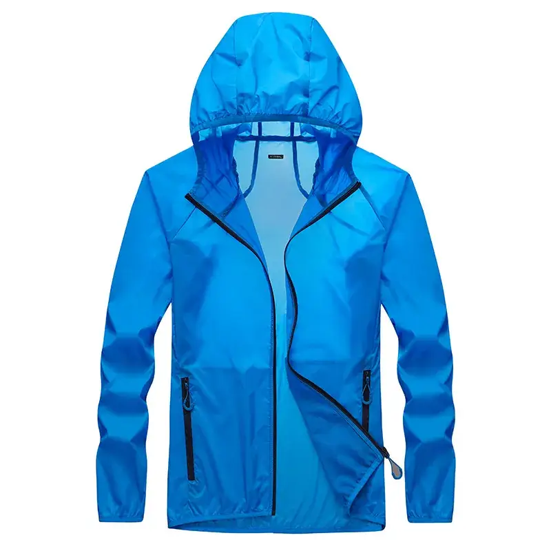 Spring Autumn Men's Pink Hooded Jacket Plus Size - Image 5