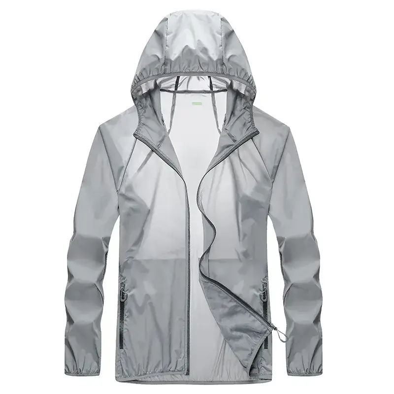 Spring Autumn Men's Pink Hooded Jacket Plus Size - Image 7