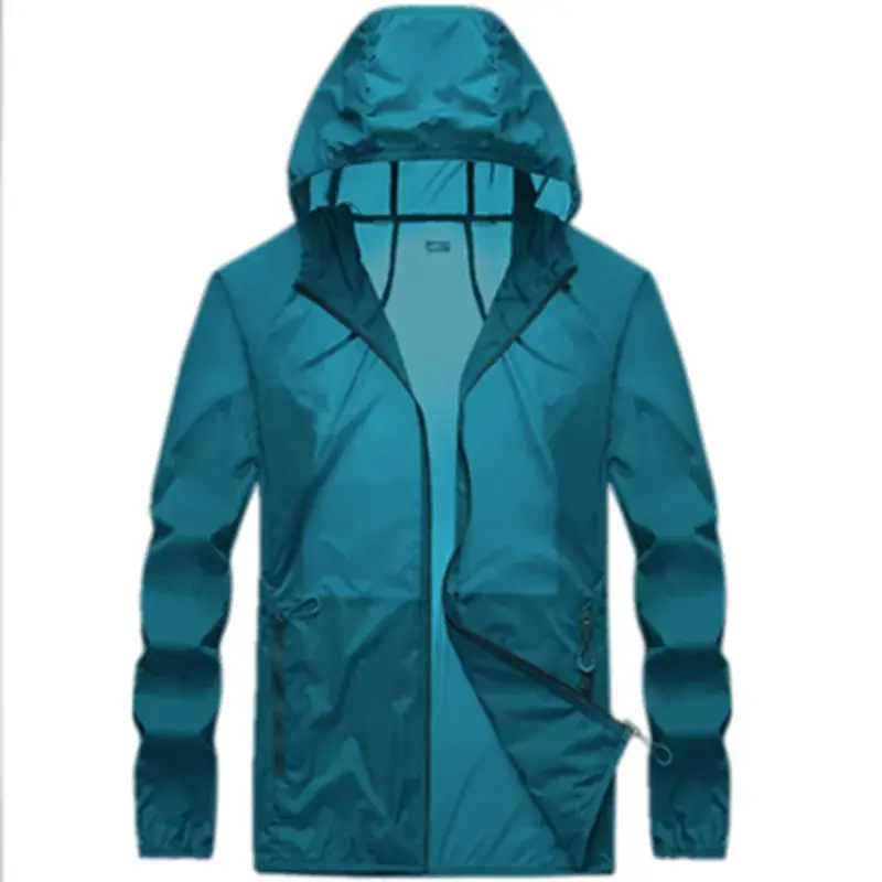 Spring Autumn Men's Pink Hooded Jacket Plus Size - Image 8