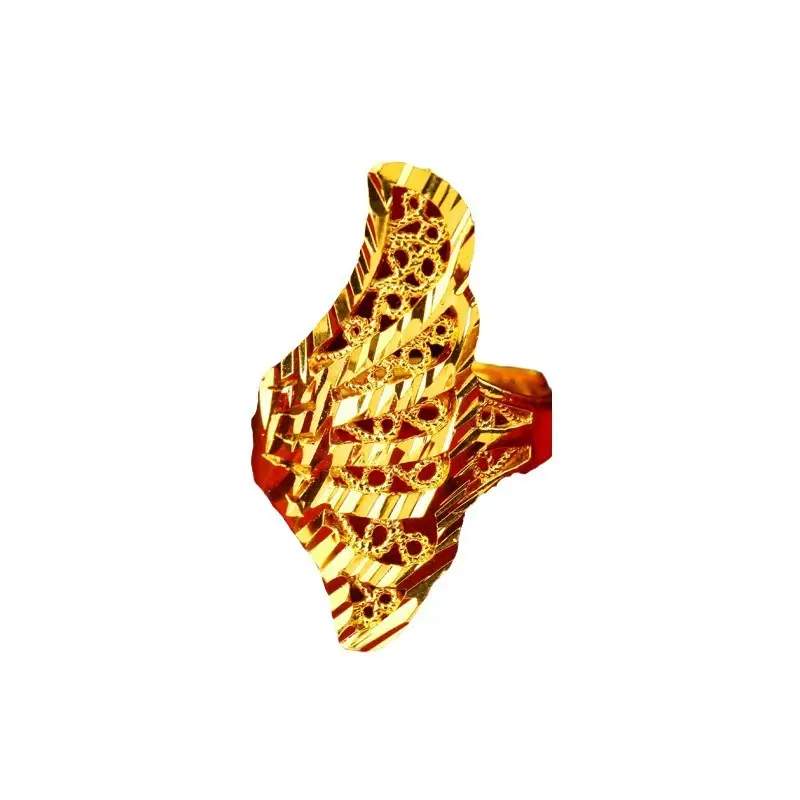 Wholesale Gold Winged Ring for Women, Exaggerated Design, No Fading - Image 9