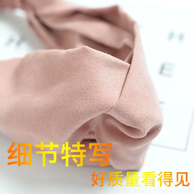 Grey Elastic Cross Hair Band for Women - Image 58
