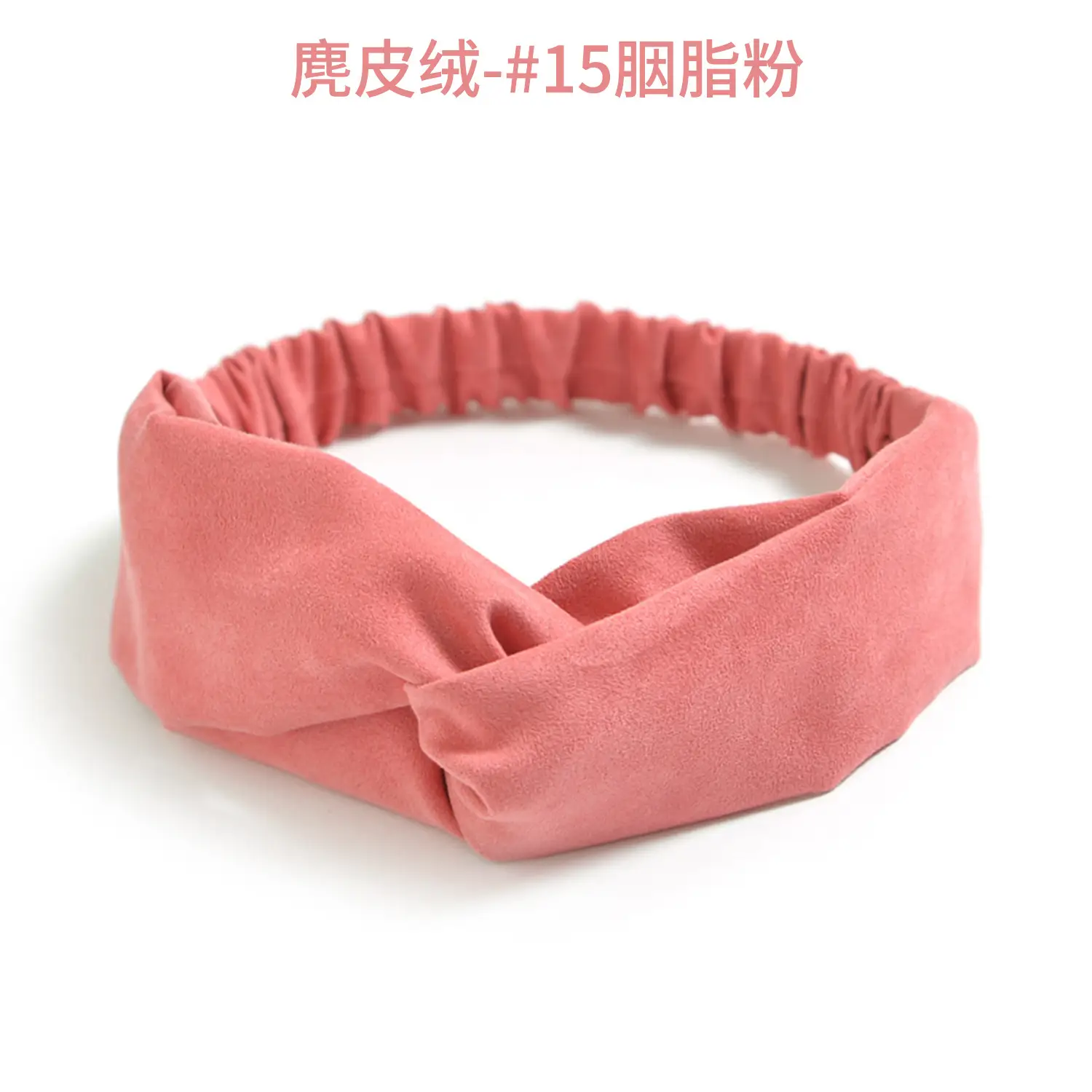 Grey Elastic Cross Hair Band for Women - Image 15