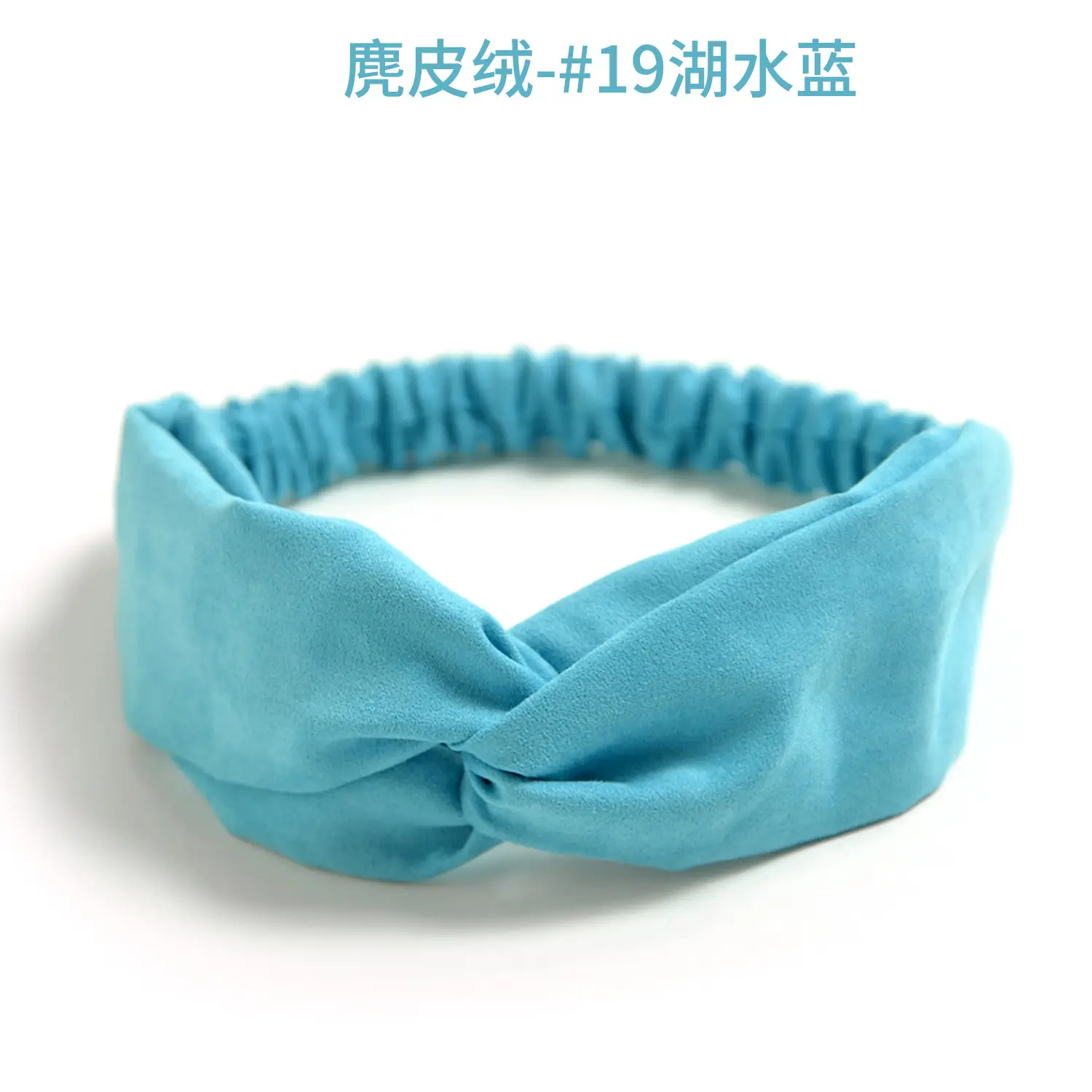 Grey Elastic Cross Hair Band for Women - Image 19