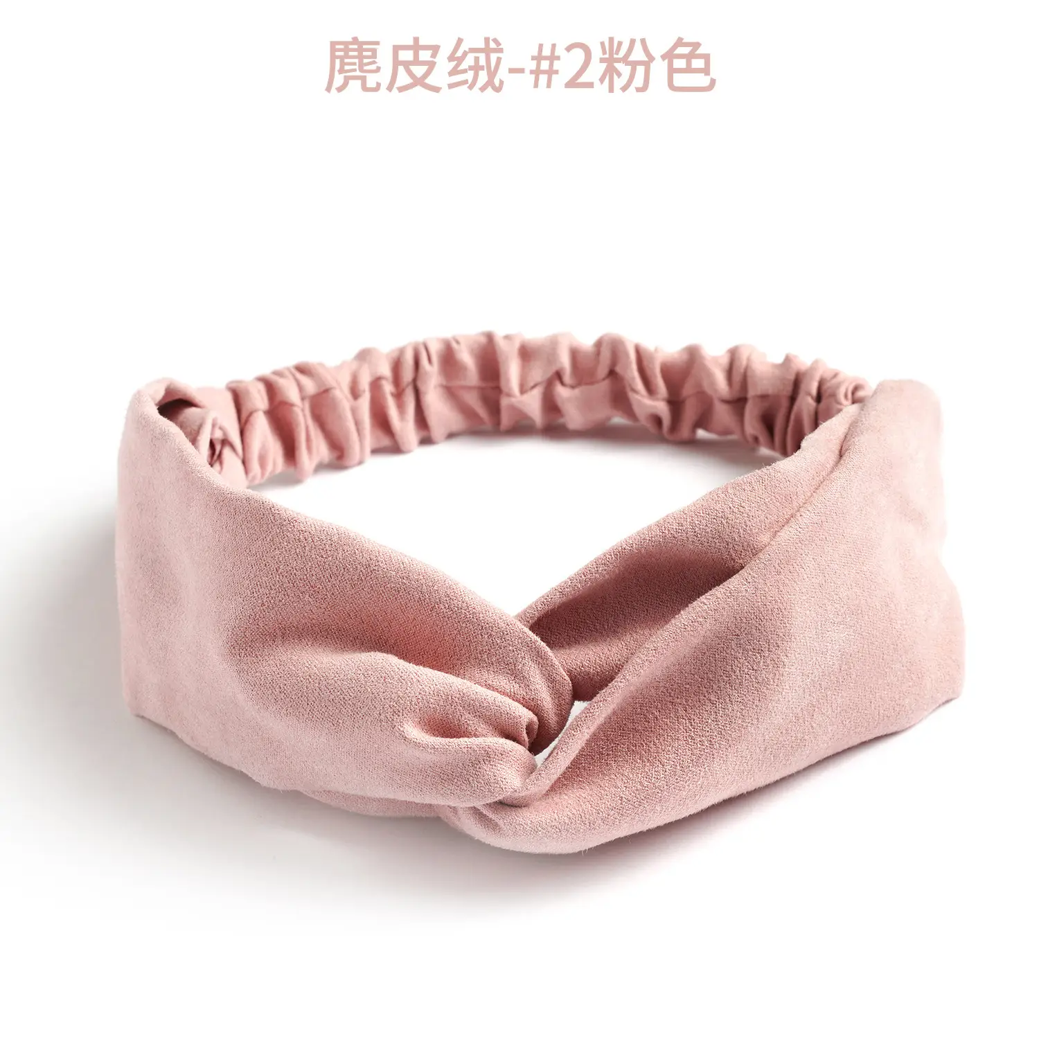 Grey Elastic Cross Hair Band for Women - Image 2