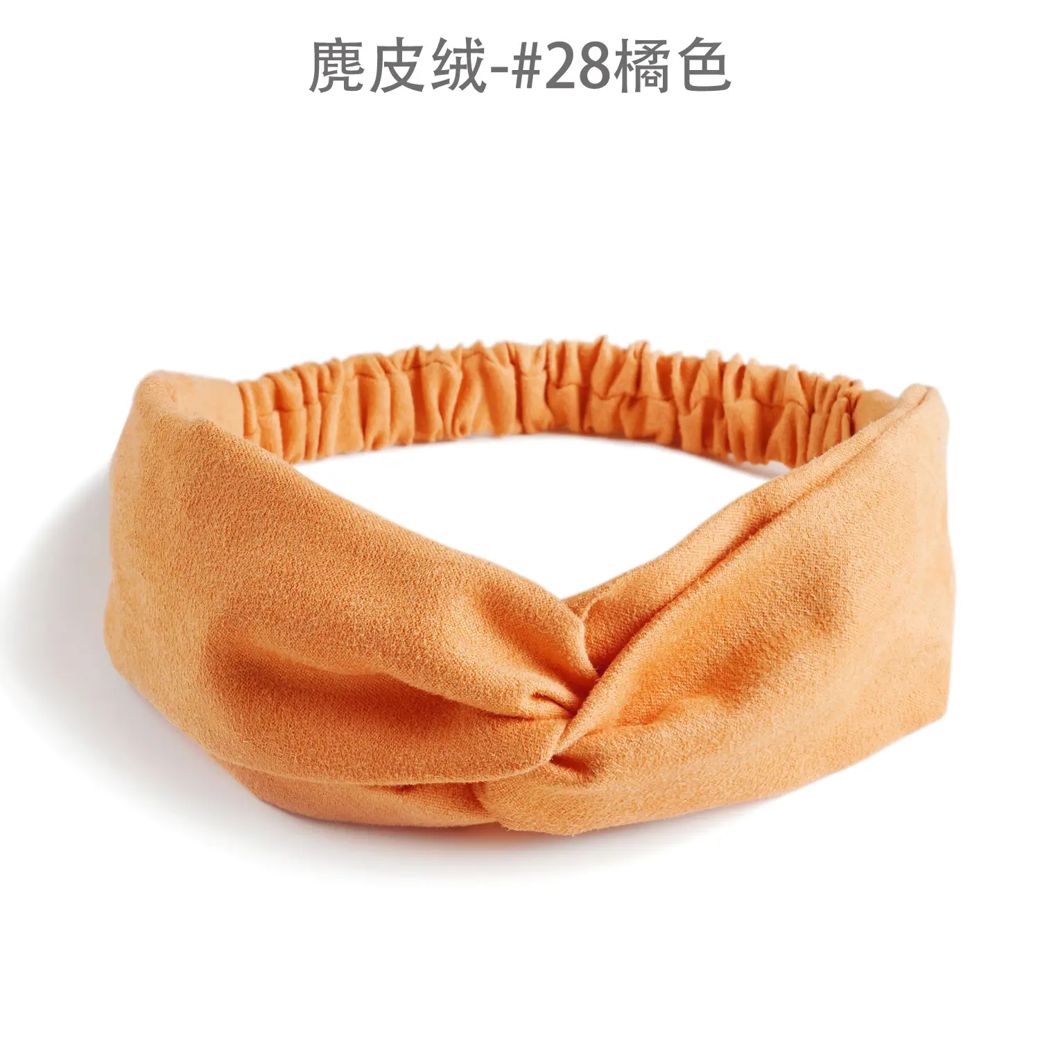 Grey Elastic Cross Hair Band for Women - Image 24