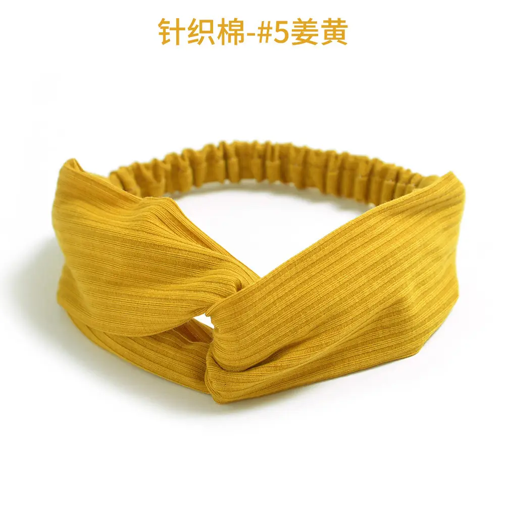 Grey Elastic Cross Hair Band for Women - Image 29