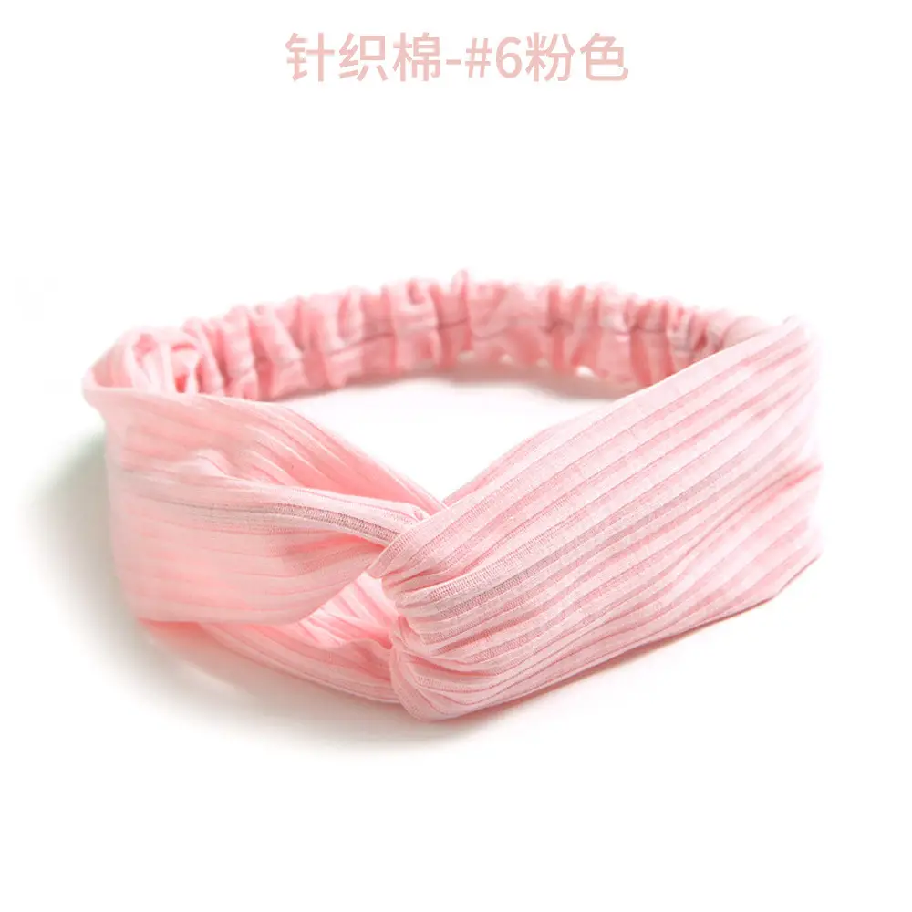 Grey Elastic Cross Hair Band for Women - Image 30