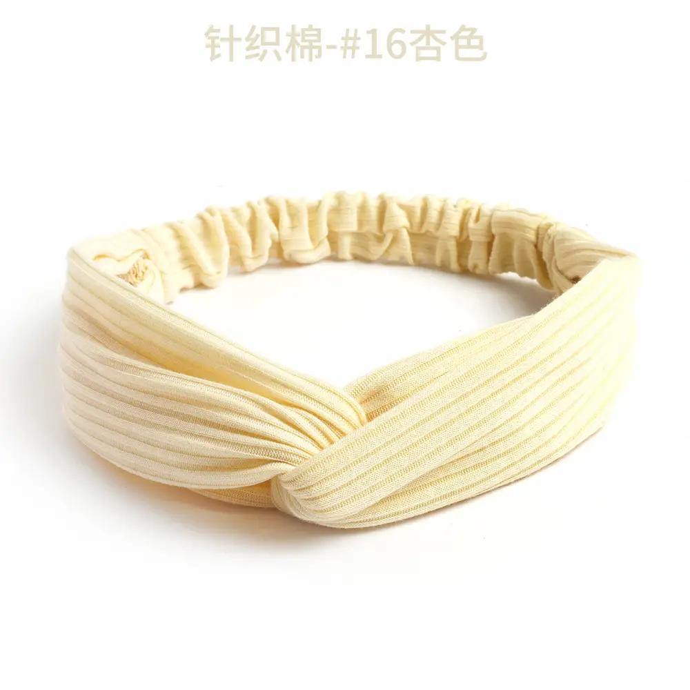 Grey Elastic Cross Hair Band for Women - Image 40