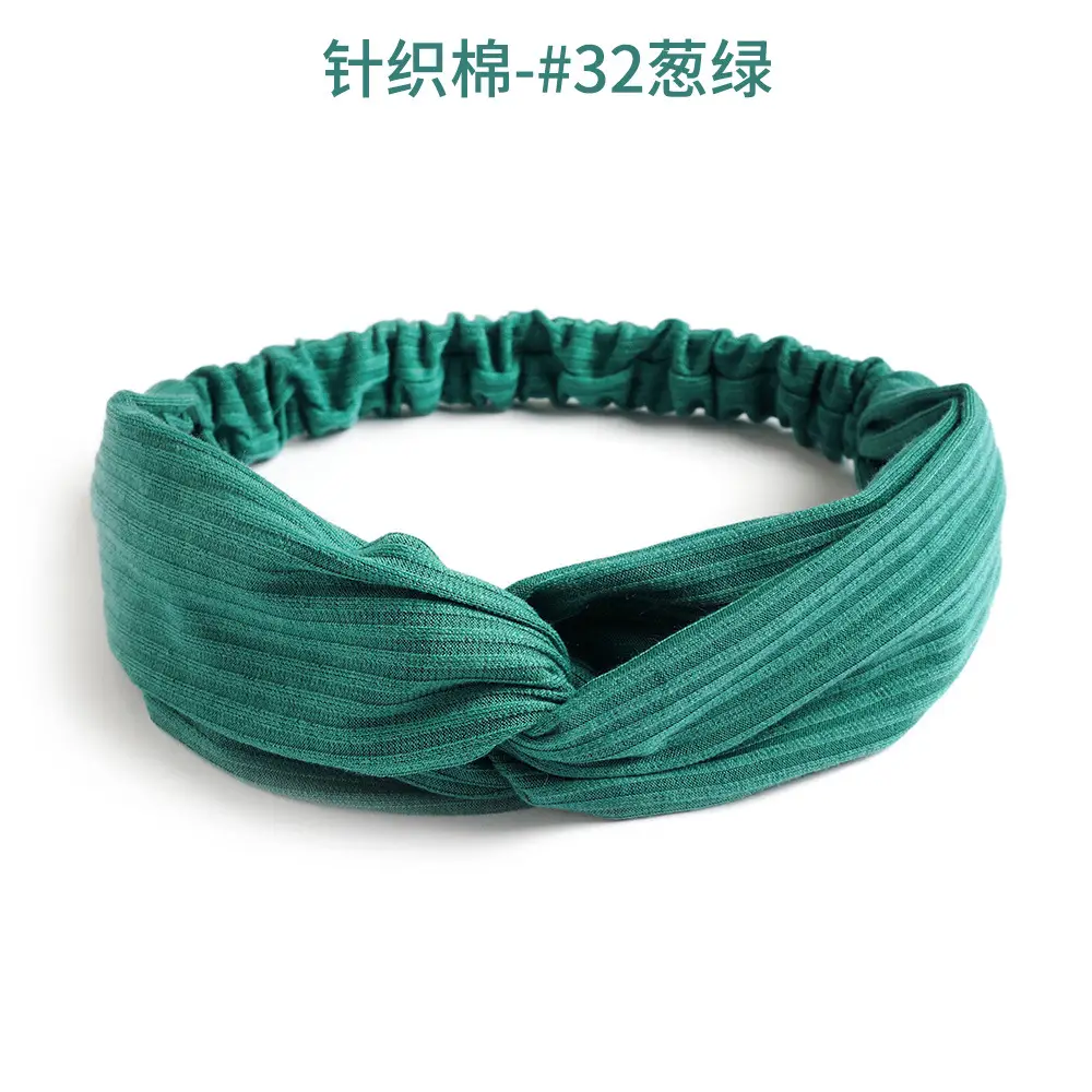 Grey Elastic Cross Hair Band for Women - Image 48