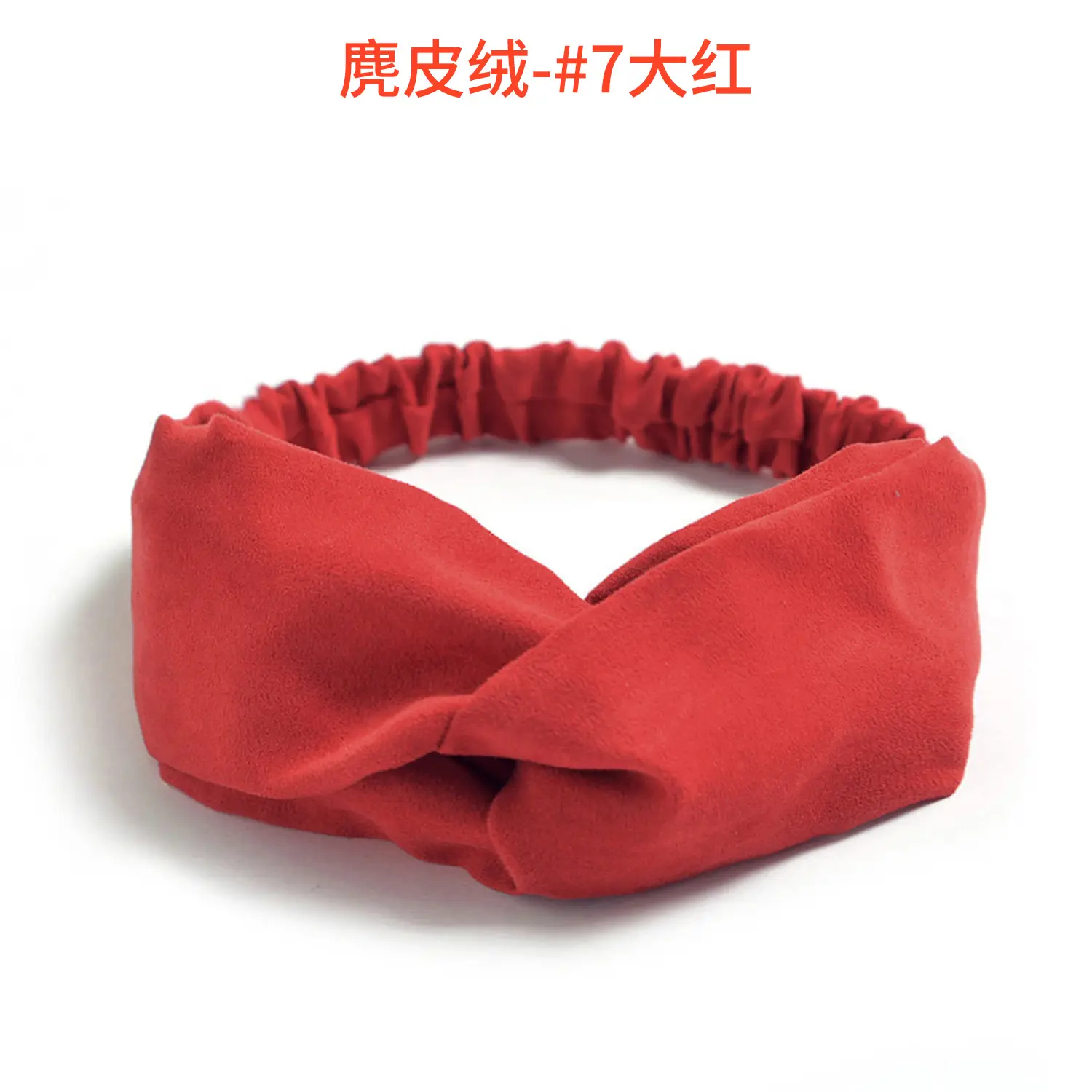 Grey Elastic Cross Hair Band for Women - Image 8