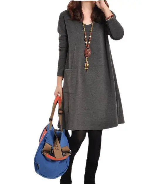 2023 Korean Style Women Loose Skirt Dress Yellow - Image 7