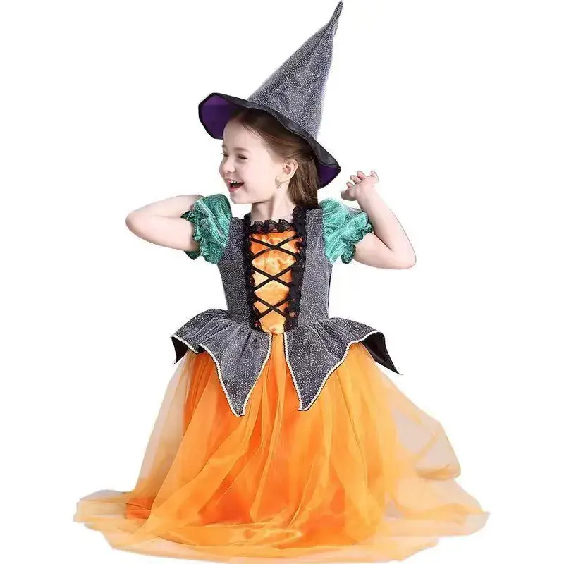 Children's Witch Costume Set for All Saints Festival