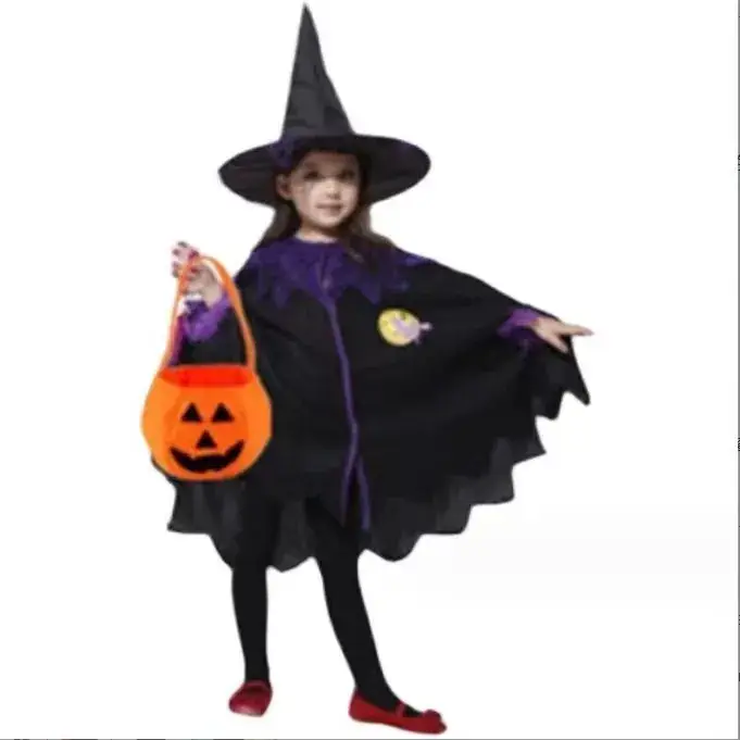 Children's Witch Costume Set for All Saints Festival